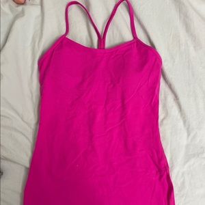 Lululemon tank top with padded bra